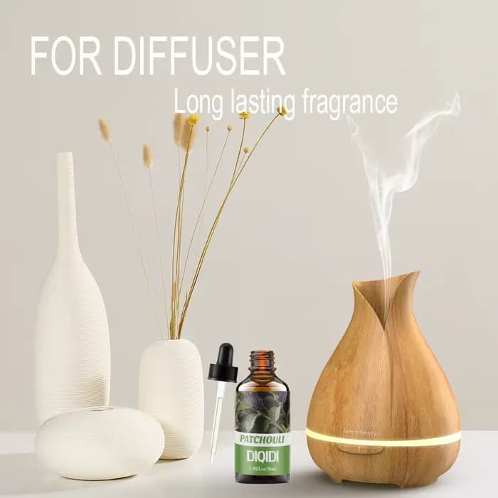 Huile essentielle de patchouli, huile essentielle végétale, adaptée au visage, aux soins du corps, parfum domestique, huile essentielle d'aromathérapie