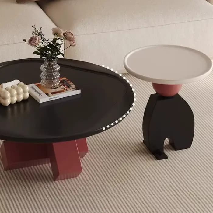 Table basse ronde pour salon