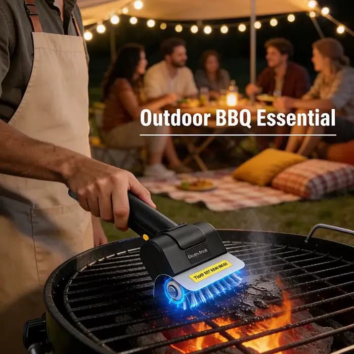 Brosse électrique pour barbecue