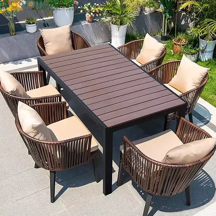 Ensembles de meubles de jardin modernes en bois