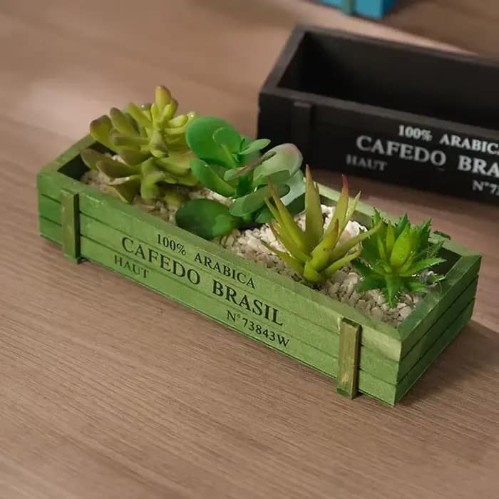 Pot de plantes de jardin rétro