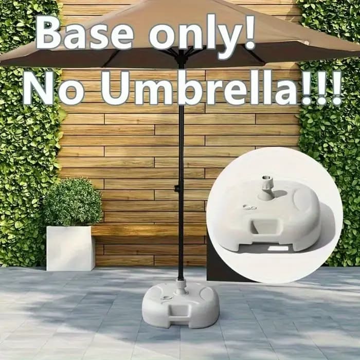 Support de parasol d'extérieur portable lesté pour jardin