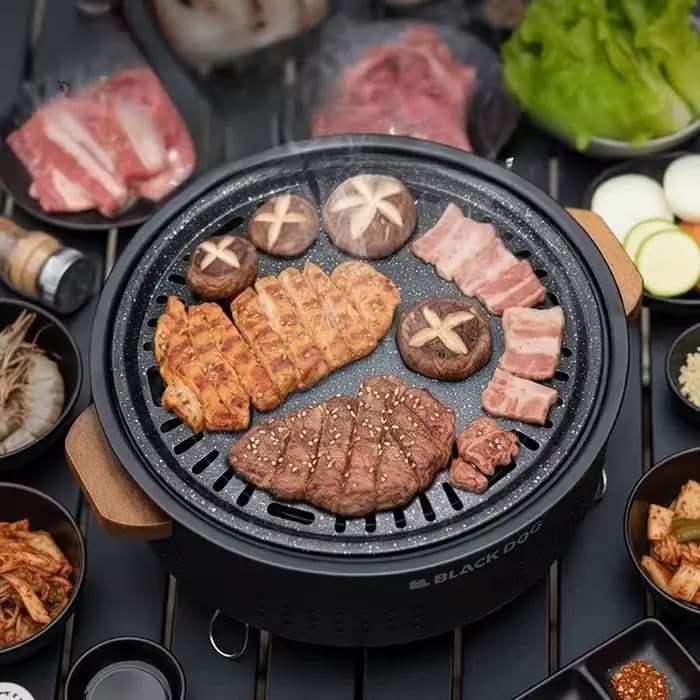 Matériel de camping, barbecue d'extérieur