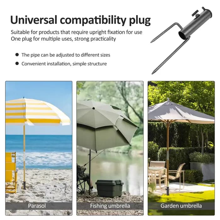 Support de Parasol sur piquet