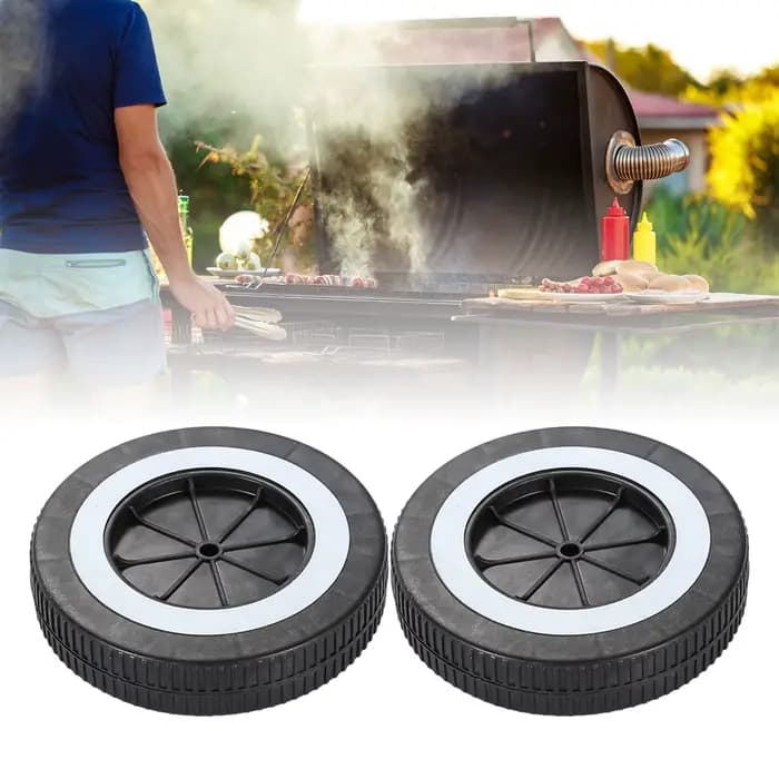 Lot de roues de rechange pour barbecue
