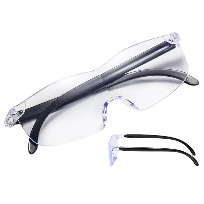 Lunettes de travail ergonomiques 16X, légères, avec loupe intégrée, pour seniors, travaux de précision, loisirs créatifs