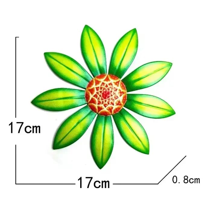 Décoration murale de jardin en métal
