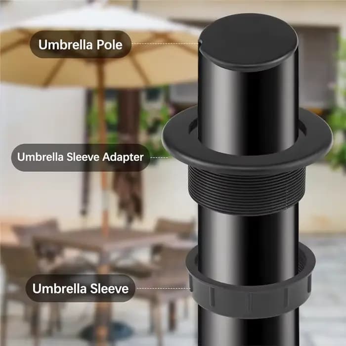BSEVB - Bouchon d'anneau pour trou de parasol de table de patio
