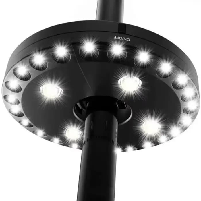 28 Led Patio parapluie lumière pour Parasol plage