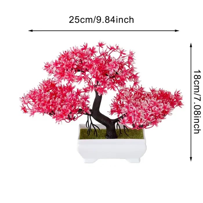 Petit arbre artificiel en pot