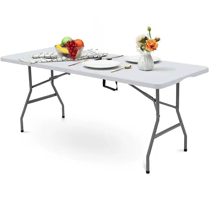 Table à manger de jardin pliable et Portable de 4/6 pieds