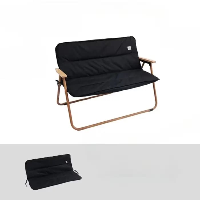 Tapis de siège de Camping de jardin pliant extérieur 103x76.5cm avec sangle de fixation coussin de chaise couette