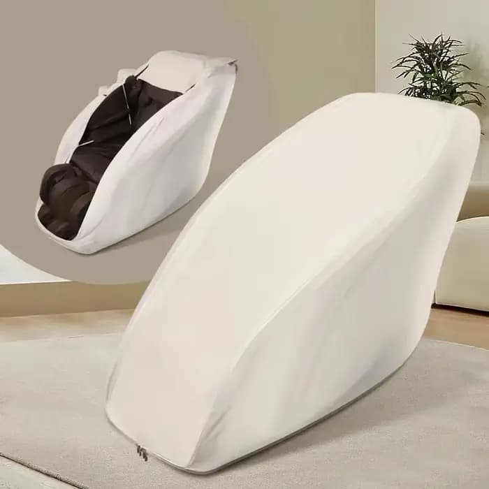 Housses de protection lavables et anti-poussière pour fauteuil de massage électrique, extensibles et amovibles, pour dossier de fauteuil de massage, mobilier domestique