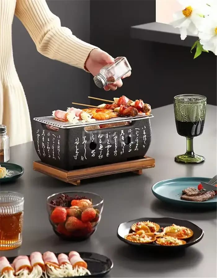 Barbecue japonais portable