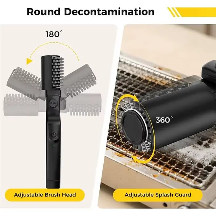 Brosse électrique pour nettoyer les grilles de barbecue