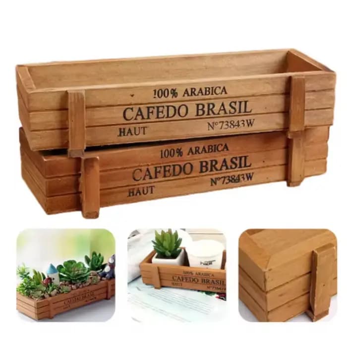 Pot de plantes de jardin rétro