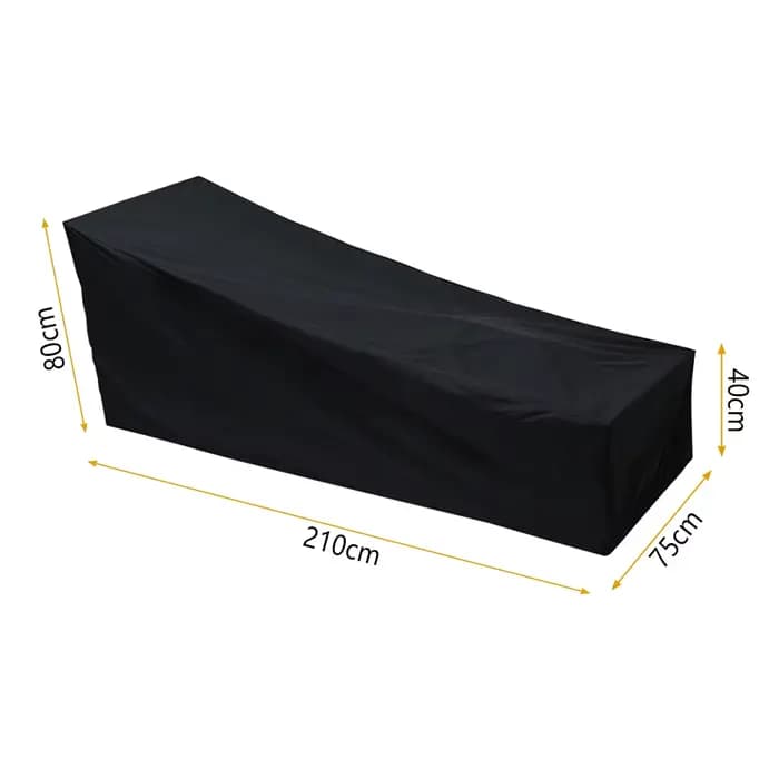 Juste de protection imperméable pour chaise longue de jardin