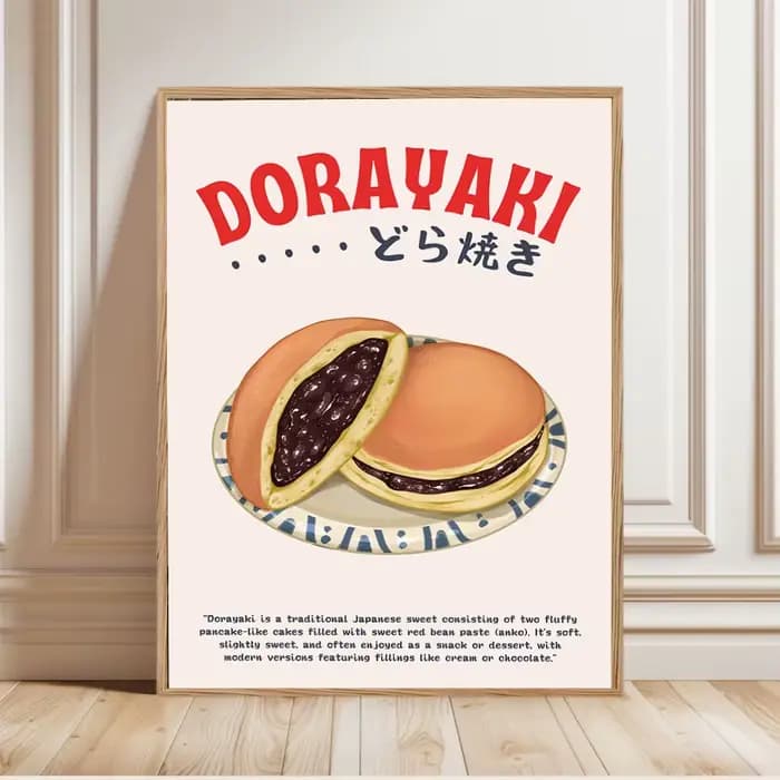 Affiche d'illustration de la cuisine japonaise, impressions de cuisine japonaise, peinture sur toile, images d'art mural, décoration de la maison, décoration alimentaire japonaise