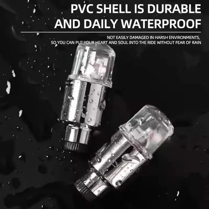 2 pièces colorées LED roue Valve lumières motos vélos voiture roue pneu Valve bouchons universel anti-poussière vélo Valve couverture 2025