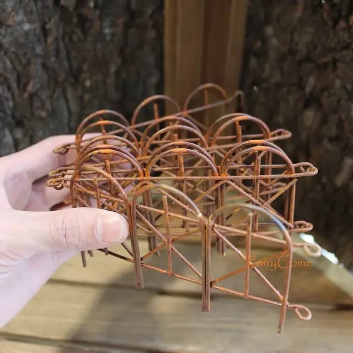 Clôture en métal l'inventaire pour jardin nickel é