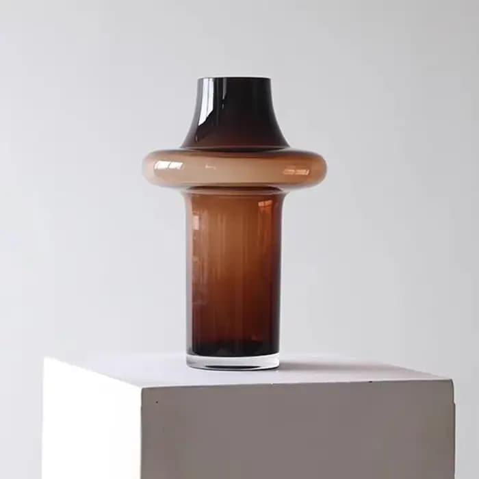 Vase décoratif de Style nordique, Vases d'intérieur de maison, bouteille de fleurs en verre minimaliste, Vases de salon pour fleurs centrales de Tables