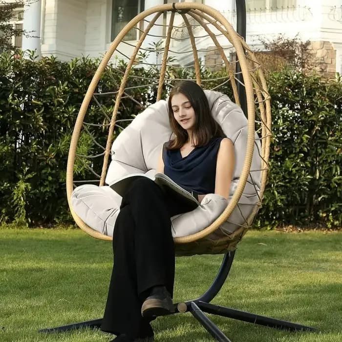 Coussin de chaise en forme d'œuf