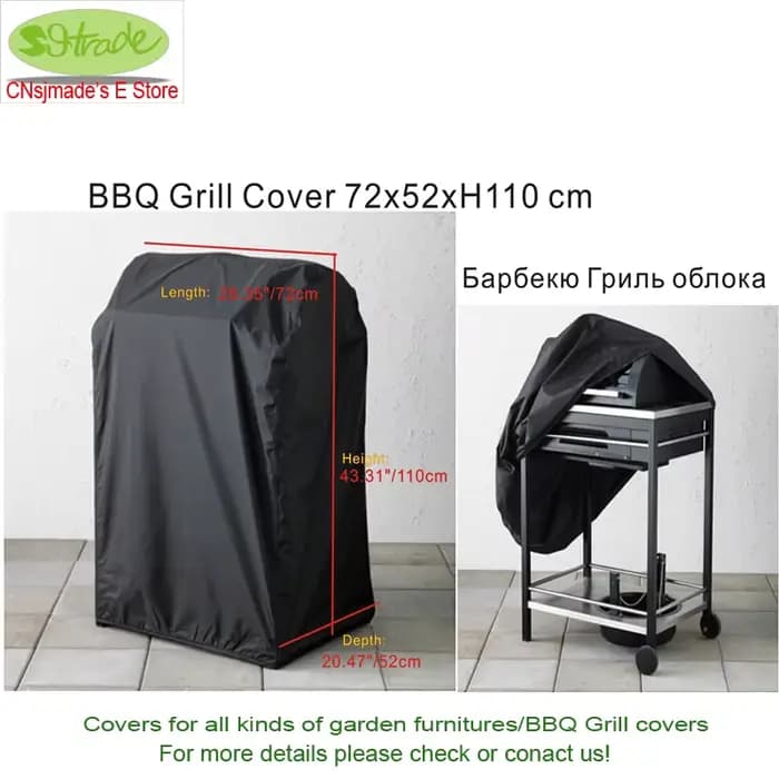 Housse de protection noire pour Barbecue
