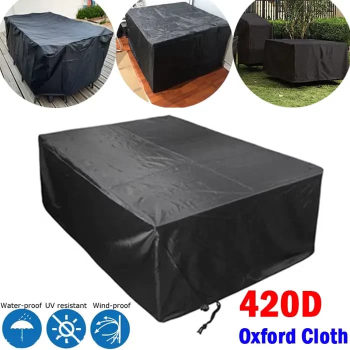 Housse de protection pour meubles d'extérieur en tissu Oxford 420D