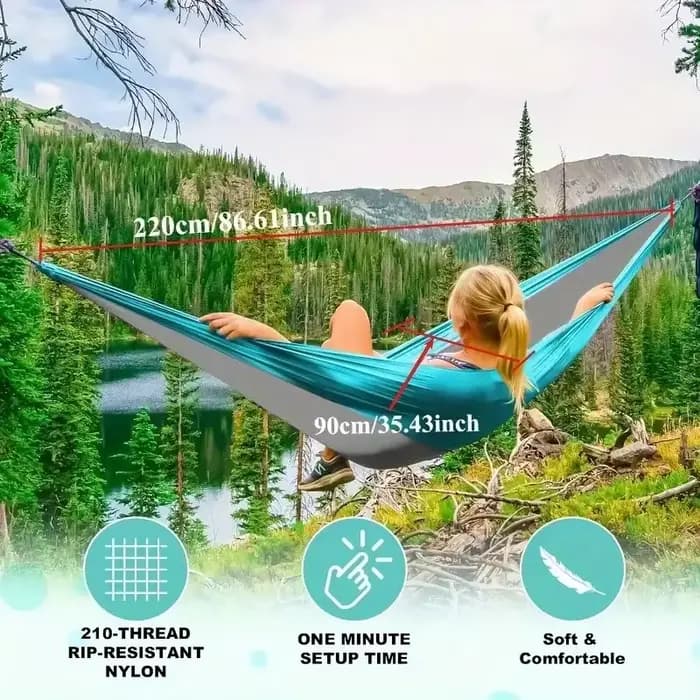 Hamac de Camping, hamacs portables avec sangles d'arbre