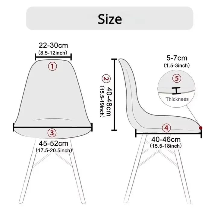 Housse de chaise imperméable