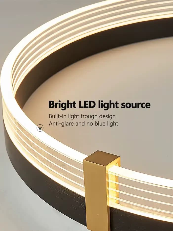 Plafonnier LED au Design Nordique Moderne et Créatif, Éclairage d'Nik, Luminaire Décoratif de Plafond, Idéal pour un Salon, un Restaurant ou une Chambre à Coucher