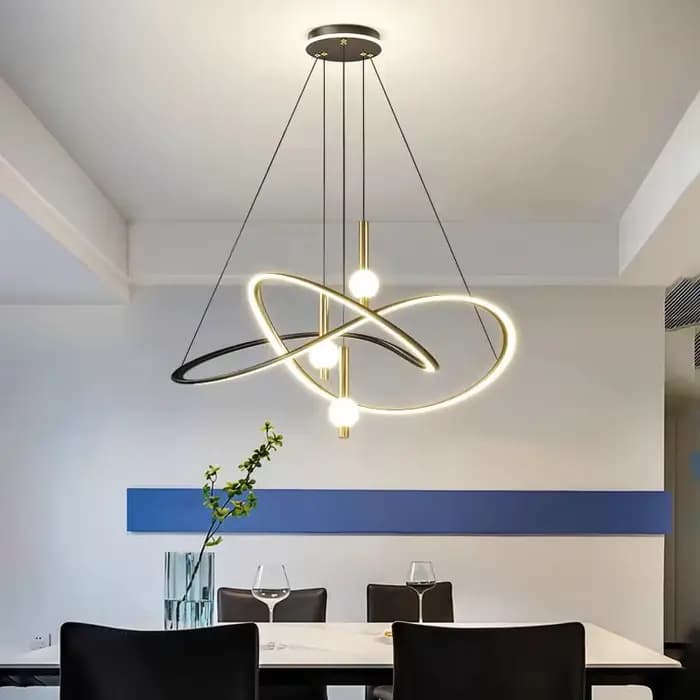 Moderne Simple salon plafond Lustre cuisine salle à manger chambre décor à la maison Lustre suspension