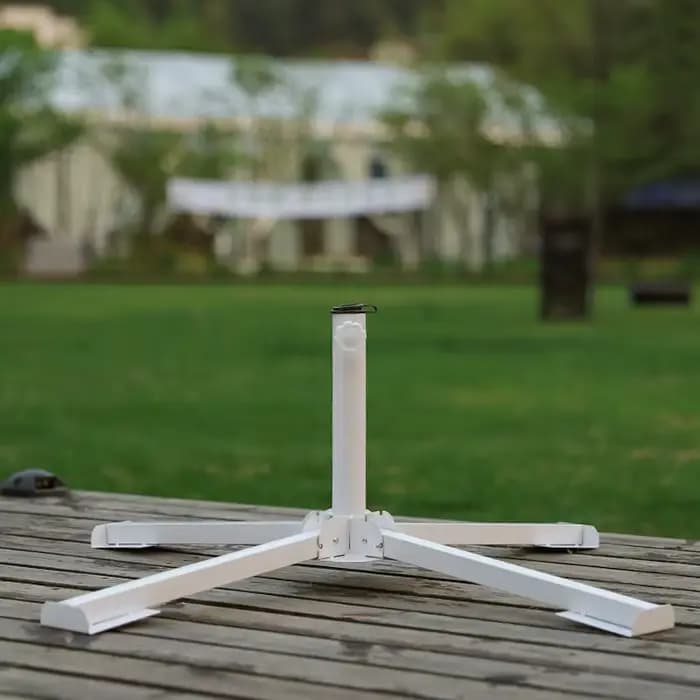 Support de base à quatre pieds pour parasol de plage extérieur