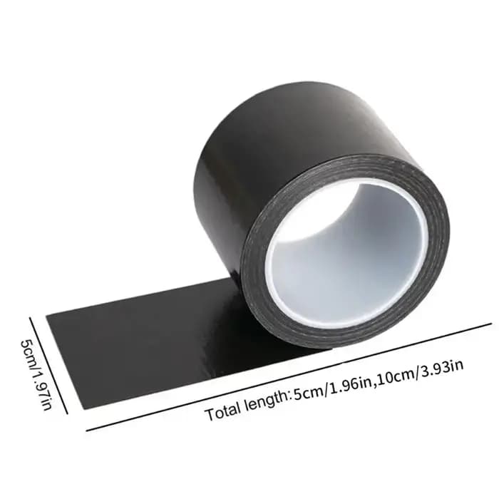 1 rouleau de ruban de Base auto-adhésif en tissu noir pour réparation de canapé en cuir, siège de voiture de moto, pour la réparation de coussins de voiture