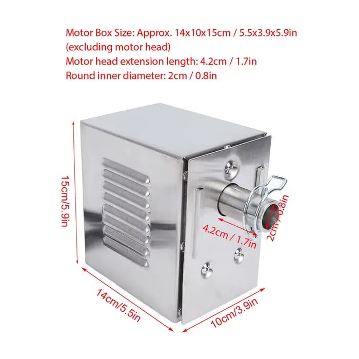 Moteur de rôtissoire électrique pour barbecue