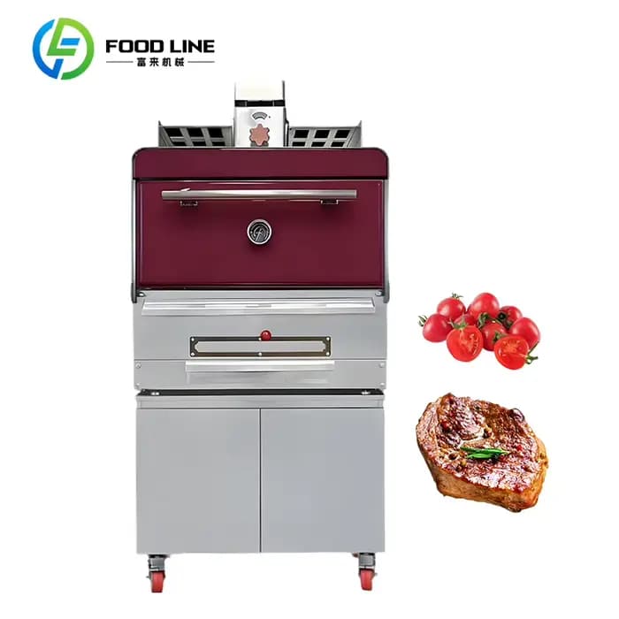 Équipement de cuisine professionnel pour restaurant : Four de cuisson, barbecue, gril à viande, four à charbon avec/sans armoire
