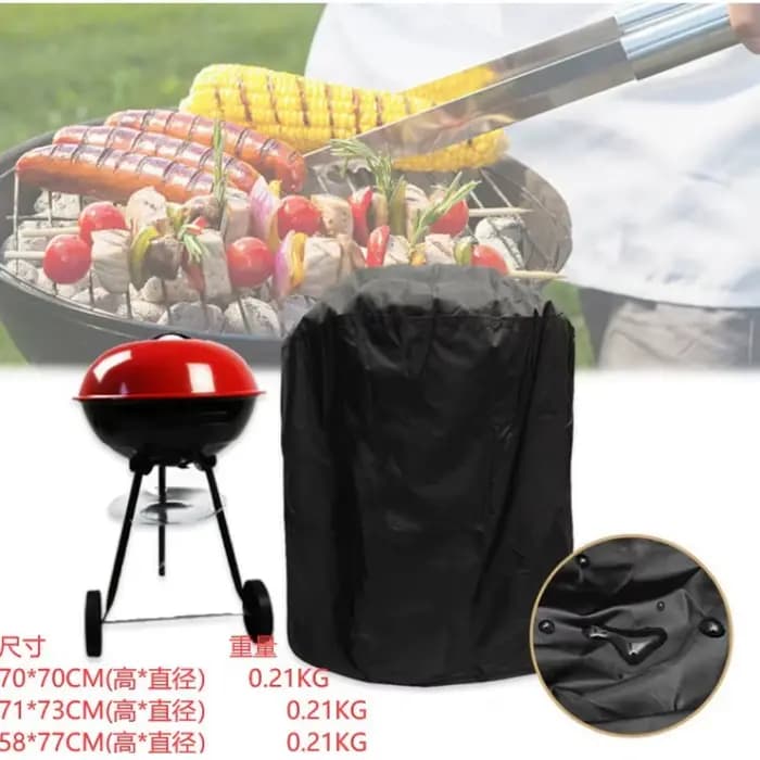 Housse de protection ronde pour barbecue