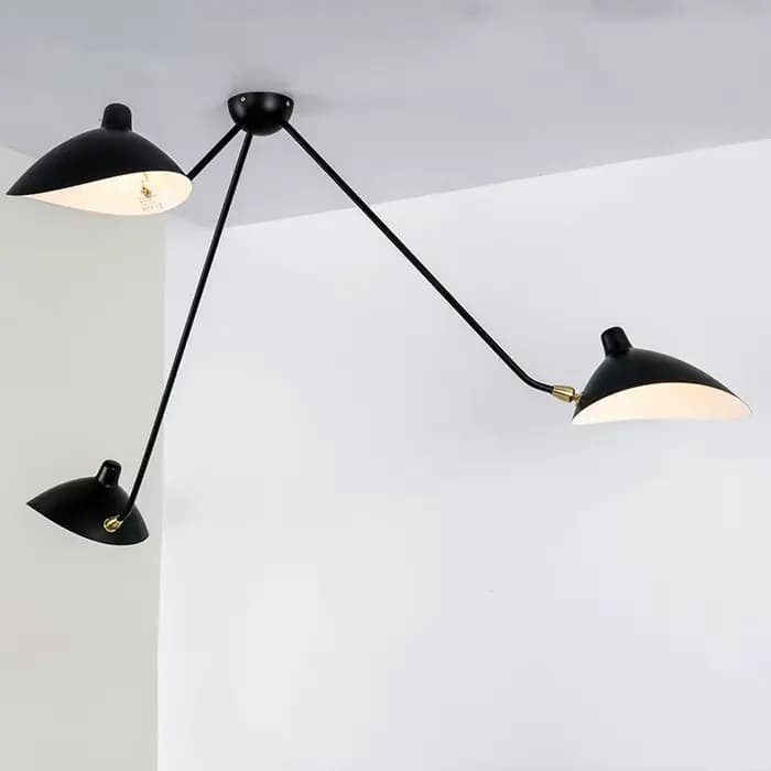 Ludeviation-Lampe à bras oscillant nordique post-moderne, lampe industrielle en métal, design créatif, décoration de restaurant, cuisine, salon
