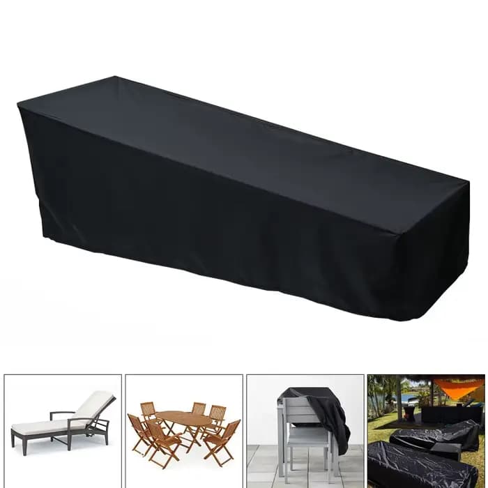 Juste de protection imperméable pour chaise longue de jardin
