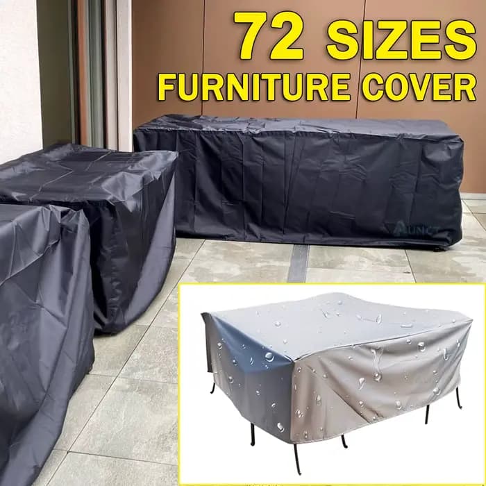 Ensemble de meubles de Patio extérieur imperméable de jardin couvre la pluie neige housses de chaise tout usage pour