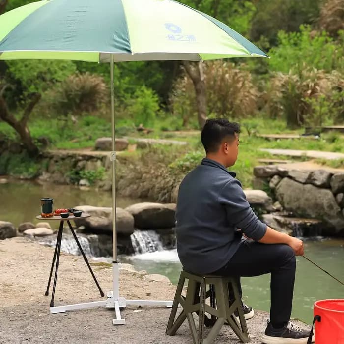 Support de base à quatre pieds pour parasol de plage extérieur