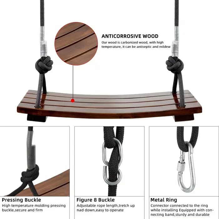 Chaise pivotante d'extérieur pour adultes