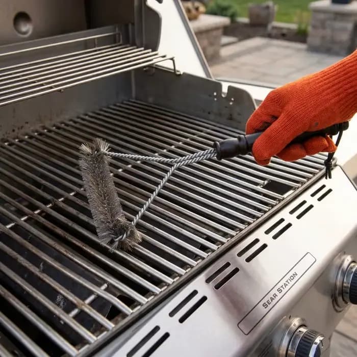 Brosse de nettoyage pour barbecue