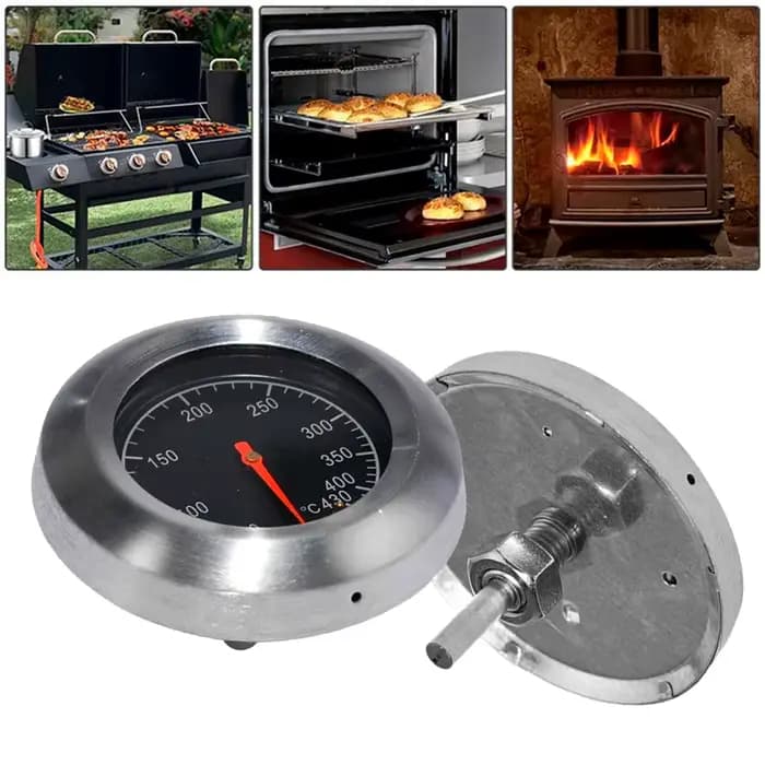 Therye.com-Jauge de température en acier inoxydable pour barbecue
