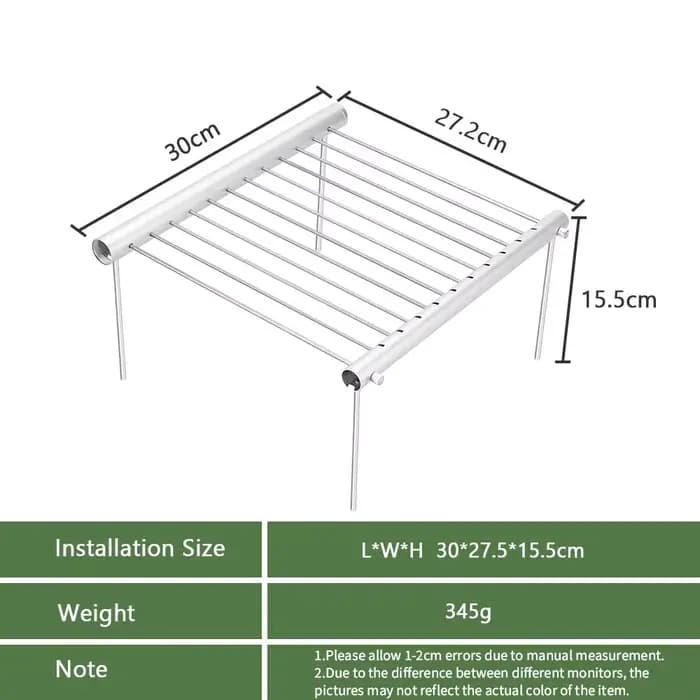 Mini Barbecue Pliant Portable en Acier Inoxydable