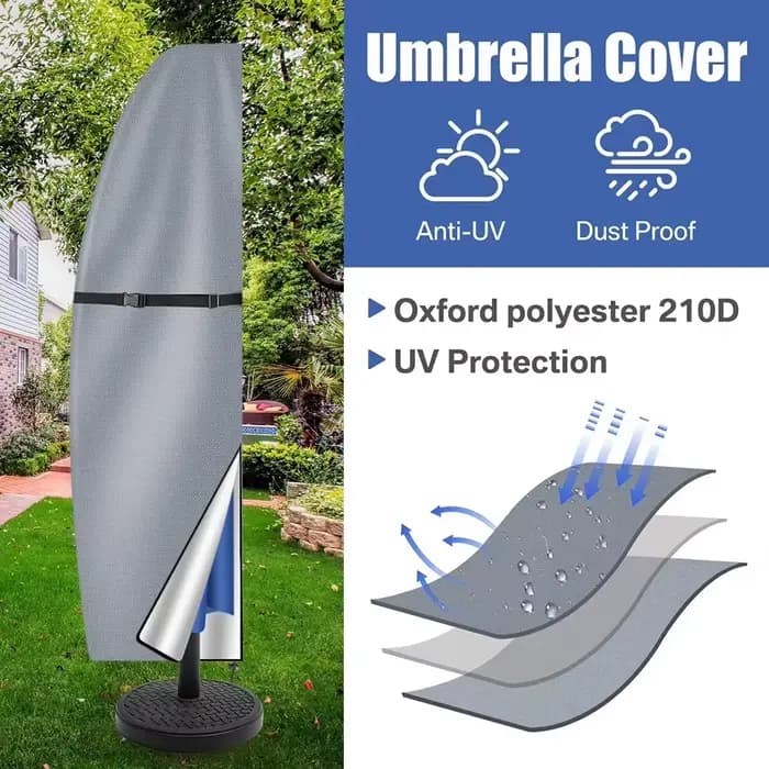 Housse de Parasol de Patio 210D