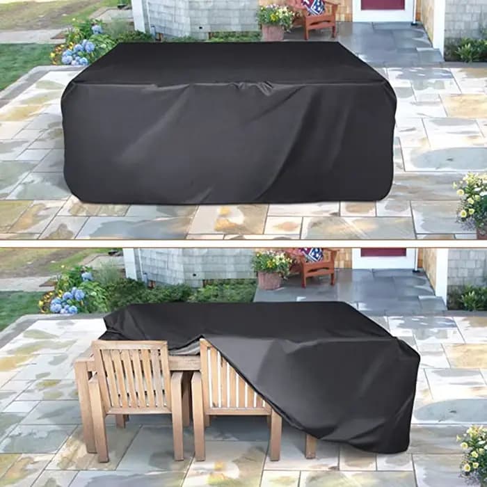 Housse de protection pour meubles de jardin toutes saisons
