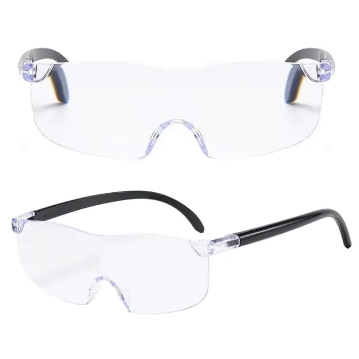 Lunettes de travail ergonomiques 16X, légères, avec loupe intégrée, pour seniors, travaux de précision, loisirs créatifs