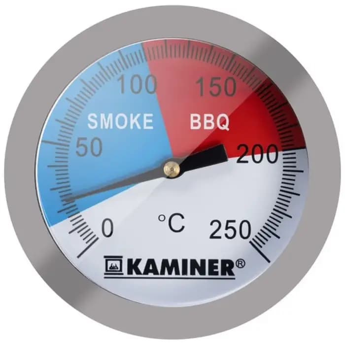Thermomètre de barbecue en acier inoxydable avec sonde 250 ° Capteur de jauge de température C