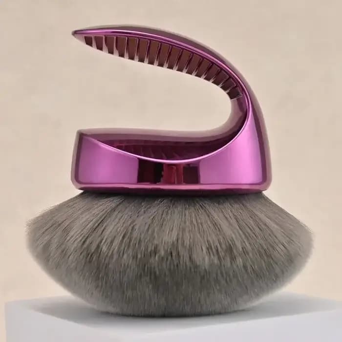 Brosse Kabuki pour mélange de beauté et flou, poils végétaliens Extra Large, brosse autobronzante, applicateur de mélange professionnel, fond de teint